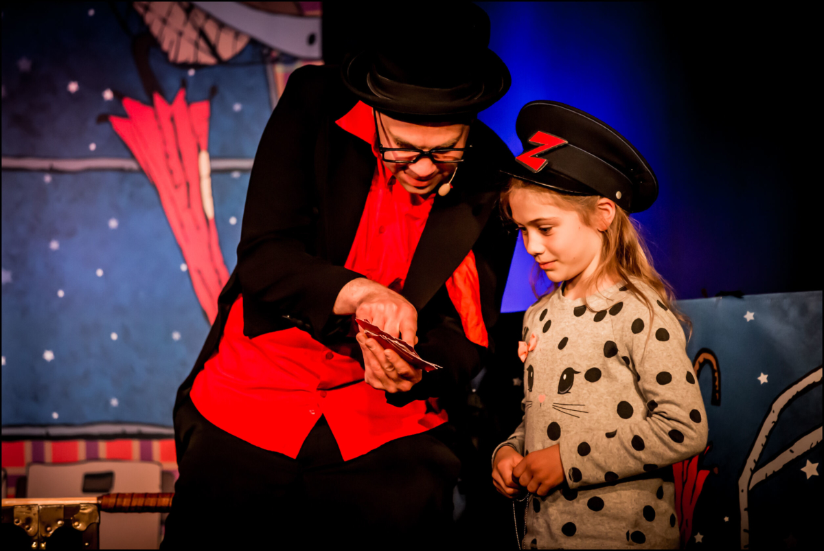 Kinderzauberer Zauberer Nürnberg Würzburg Zappalott und das Gespenst aus der Gießkanne